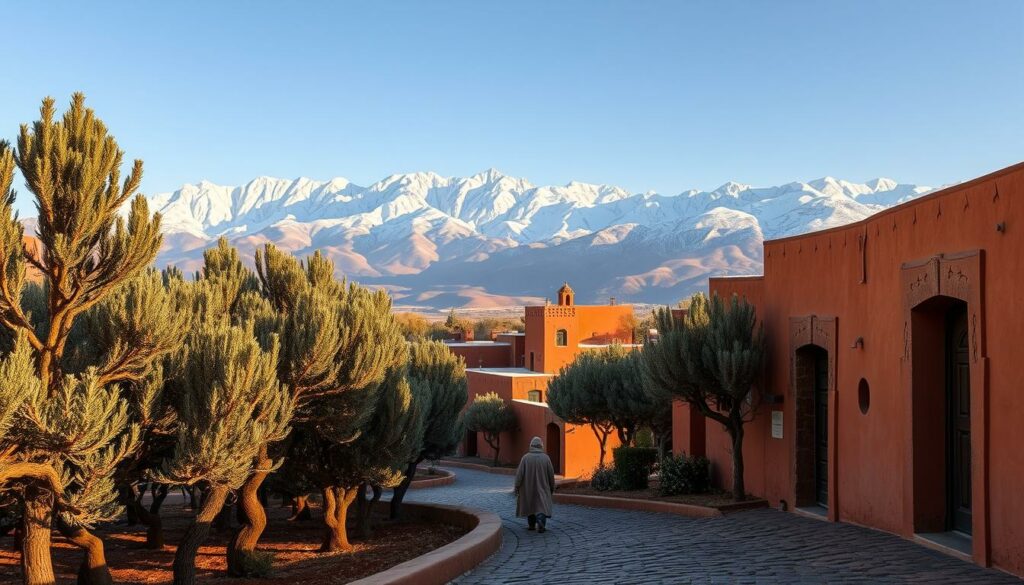 Morocco winter landscape