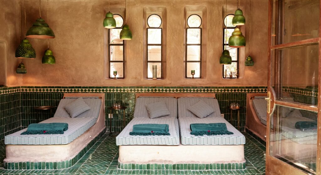 Traditional Moroccan hammam in Essaouira spa